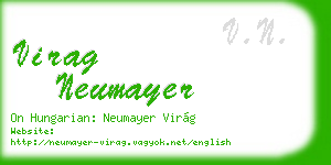 virag neumayer business card